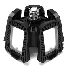 60/80/100W Upgrade Version Deformable Ultra-bright LED Garage Ceiling Light with 5 Adjustable Panels for Warehouse Basement Barn Home Office