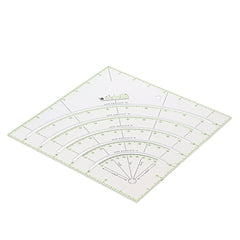 Multifunctional Acrylic Arcs & Fans Quilt Paper Fabric Circle Cutter Ruler