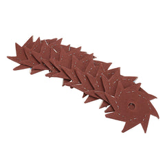 50Pcs 180 Grit Octagonal Abrasive Sandpaper Double Layer Sanding Buffing Tool