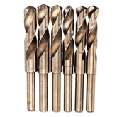Cobalt Reduced Shank Drill Bit M35 13.5-30mm HSS Drill Bit 1/2 Inch Shank for Wood Metal Stainless Steel Drilling
