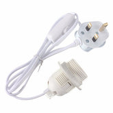 E27/E26 Edison ES Ceiling Light Holder Pendant Lamp Bulb Fitting Socket Switch Max Power AC 250V