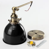 Retro Industrial Sconce Iron Lampshade UP DOWN Wall Light LOFT Brushed Wall Lamp E27