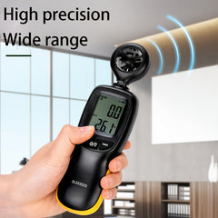 Handheld Digital Anemometer For Measuring Wind Speed Temperature
