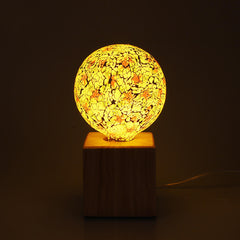 AC85-265V 4W E27 1800K Warm White 3D Retro LED G125 Tiffany Glass Light Bulb for Indoor Use