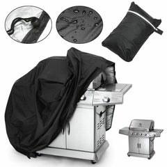 Waterproof Black Barbecue Cover Anti Dust Rain Cover For Outdoor BBQ Accessories