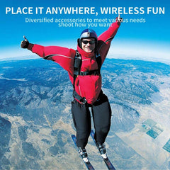 Portable 1080P Action Camera, Mini Wearable Safety Cam with EIS, Night Vision, Ideal for Travel, Sports, Vlogs, and Outdoor Use