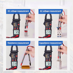 Digital Clamp Multimeter 6000 Counts Professional True RMS AC/DC Voltage Current Tester