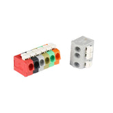 10PCS 7 Pin Plug-in Brass Wire Connector Terminals LED Flame Retardant Terminal Block Connector