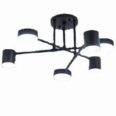 33W 6 Head Modern LED Ceiling Light Home Office Acrylic Lampshade Lamp 110V/220V