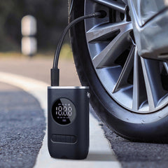 4000mAh 150PSI OLED Display Wireless Air Pump Digital Tire Pressure Detection LED Tyre Inflator TP03 For Car Bike Motorcycle Ball Toy