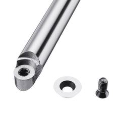 Wood Turning Chisel with 12mm Round Carbide Insert Cutter Round Shank Woodworking Tool