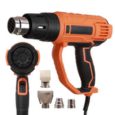 2000W HotAirGuns 8 Levels Temperature 3Modes Heat Guns Kit W/ 4 Nozzles for Stripping Paint Removing Rusted Bolt Shrinking PVC