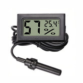 Mini Electronic Hygrometer For Indoor Temperature Humidity Detecting LCD Display