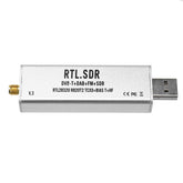 0.1MHz-1.7GHz SDR 0.5 PPM TCXO Compensated High Stability Full Band Software Receiver Aviation Band ADSB RTL2832U + R820T2 with Antenna