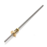 T8 300mm Lead Screw 8mm Lead with Anti-Backlash Nut CNC Parts