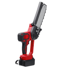 8" Rechargeable Electric Chainsaw Chain Saw Handheld Cutting Tool