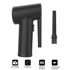 Cordless Air Duster for Computer Cleaning, Replaces Compressed Spray Rechargeable Cleaner Blower