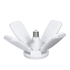 E27 60W LED Garage Light Bulb2835SMD Four-Leaves Deformable Ceiling Workshop Lamp AC165-265V