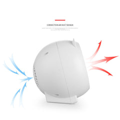 500W Mini Personal Space Heater - PTC Ceramic Electric Heater for Home & Office