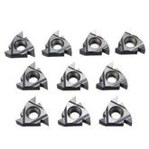 10pcs 16ER AG55 Tungsten Steel Inserts External Turning Tool Holder Inserts