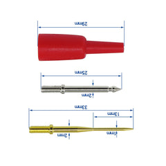 Multi-meter Test Probe Test Leads Kit with Tweezers To Banana Plug Cable Replaceable Needles Digital Multimeter Feeler