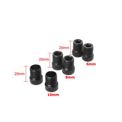 Aluminum Alloy Drill Guide Set with 15° Angle, 6/8/10mm Bits for Woodworking - Adjustable Hole Locator, Blue/Black
