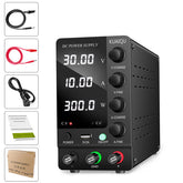 USB Adjustable DC Power Supply 30V 10A Laboratory Lab Bench Source Digital Voltage Regulator Stabilizer