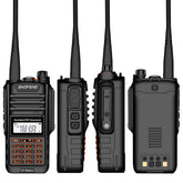 8W IP68 Waterproof Walkie Talkie 128 Channels 400-520MHz Dual Brand Two Way Handheld Radio VHF UHF IP68 Waterproof Interphone