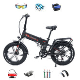 Electric Bike 48V 17AH 1000W Recommended Top Speed 25KM/H 20*4.0 Inch 70-90KM Mileage Range Max Load 150KG