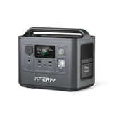 800W 512Wh LiFePO4 Portable Power Station Support in Solar Panels Power Generator Home Energy Storage Outdoor Camping Power Generator UK Plug