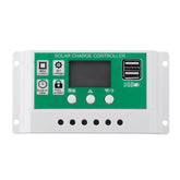 12V/24V 10A/20A/30A Dual USB Output Lithium Battery PWM Solar Controller LCD display Street Lamp Controller Build-in Industrial Micro Controller