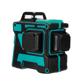 3D 12 Line Blue Light Laser Level LCD 360 Rotary Self Leveling Cross Measuring Tool