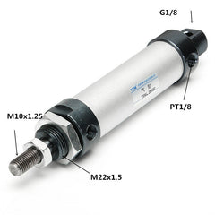 25mm Bore 50mm Stroke Double Acting Mini Pneumatic Air Cylinder