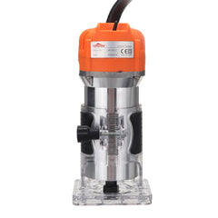 800W 110V/220V Electric WoodTrimmer 6.35mm Steel Chuck For Wood Router Chamfering Grooving Curve Cutting Woodworking Planing