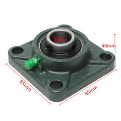 20mm Diagonal Spherical Bearing Square Flange Pillow Block Bearing