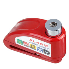 110DB Motorcycle Lock Alarm Disc Wheel Brake Pouch Lock Alarm Kit Bike Scooter Security Anti-theft 2 Keys