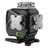 4D 16 Line Laser Level Self-Leveling LCD Screen Bluetooth Connectivity Rechargeable Battery IP54 Waterproof Type-C Charging