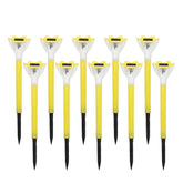 10pcs LED Solar Power Garden Path Yard Light Lamps Lawn Road Patio Outdoor