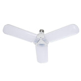 E27 Two Three Four Leaves Deformable Foldable LED Garage Shop Work Light Bulb Ceiling Lamp AC95-265V