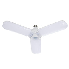 E27 Two Three Four Leaves Deformable Foldable LED Garage Shop Work Light Bulb Ceiling Lamp AC95-265V