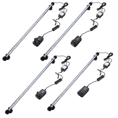 Waterproof 36PCS LED Aquarium Light RGB 5050 Remote LED Tank Fish Light Submersible Bar Lamp Lantern