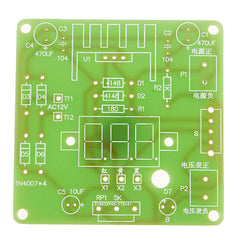 DIY LM317 Adjustable DC Power Supply Kit With Voltage Meter