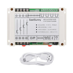4 Channel 4CH Current Controller Switch Control Monitoring Relay Module