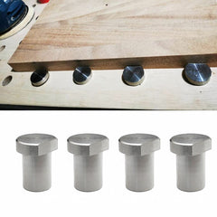 4PCS 19MM Woodworking Table Stop Blocks, Quick Release Lock for Routing & Cutting, Fits Standard Bench Dog Holes