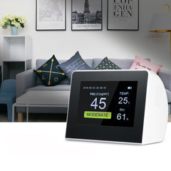 Digital Multifunctional Gas Analyzer Air Quality Tester Indoor/Outdoor CO2 Meter HCHO & TVOC Detector Monitor