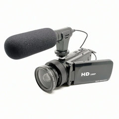 HD Digital Camera 16 Million Pixel Handheld DV Camcorder with Microphone Wide-angle Lens Video Camera