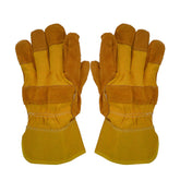 Leather Welding Gloves Wearproof Cut-Resistant Anti-stab Security Protection Fitness