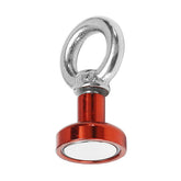16mm 5kg Neodymium Recovery Magnet Metal Detector Circular Eyebolt Magnet Red/Yellow/Blue