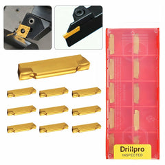 10pcs 2mm Carbide Inserts for MGEHR/MGIVR Grooving Cut Off Tool Turning Tool