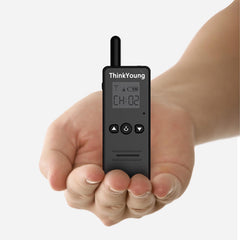 45g Mini Ultra Thin Handheld Radio Walkie Talkie Hotel Driving Civilian Interphone Intercom